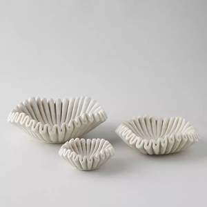 Bol en marbre blanc - Product Image 5