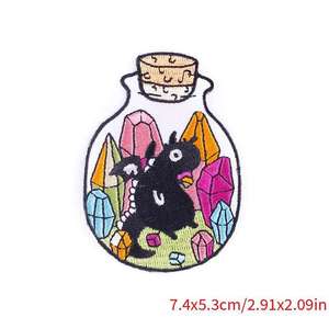 Wholesale Ocean Wave Embroidery Patches Premium Chenille Iron On Fabric Patches for <b>Jackets</b> Hats Backpacks Vests Clothing - Product Image 3