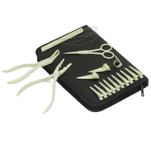 Pince à extensions capillaires, outil de coiffure pour retirer les micro-anneaux et les perles, ouvre-perles - Product Image 4