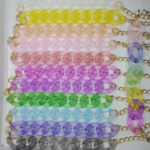 Chaîne de maillons en résine colorée et transparente, grande chaîne en résine époxy, décoration murale, idées de décoration murale en résine pour la maison à bas prix - Product Image 5