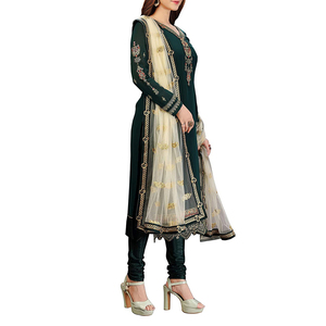 Salwar Kameez de Verano con Bordado Intenso, el Mejor Precio de Fábrica, Vestido de Fiesta de Gran Venta con Logotipo Personalizado y Patrón Sólido - Product Image 4