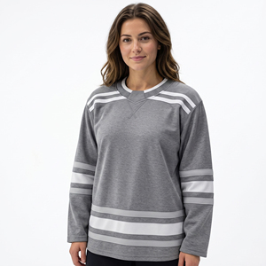 Maillot de hockey sur glace personnalisé pour jeunes et adultes, chemise d'équipe sportive respirante à séchage rapide, uniforme d'entraînement à manches longues, personnalisé - Product Image 1