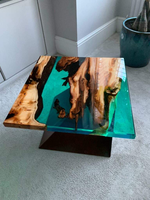 Table ronde de haute qualité au design moderne, écologique, avec finition en résine époxy, pour la salle à manger, le café, la décoration de la maison