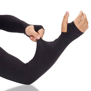 Manchons de bras personnalisés avec logo, protection UV, rafraîchissants, écologiques, résistants à l'eau, pour le basketball, la course à pied, le cyclisme, le volley-ball, avec trou pour le pouce - Product Image 2