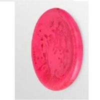 Creatieve witte, massief gepolijste, Amerikaanse stijl ronde resin salade schaal, decoratieve serveerschaal, uniek design