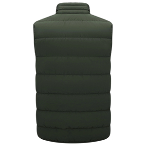 Nouveauté : Gilet matelassé pour homme, couleur unie, décontracté, hiver, haute qualité, rembourrage en duvet, nylon, polyester, tissu personnalisable - Product Image 4