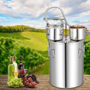 Distillatore d'Acqua 22/38 L, Attrezzatura Fai-da-Te per Whisky, Capacità 5/10 Galloni - Product Image 1
