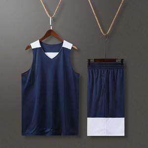 Conjunto de Uniforme de Baloncesto de Poliéster de Doble Cara para Entrenamiento, para Adultos, Niños y Equipos, Transpirable, Personalizable con Marca - Product Image 4