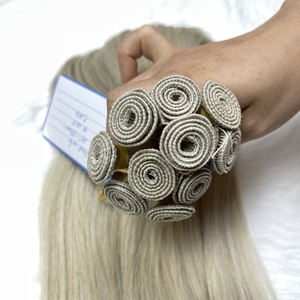 Extensión de cabello vietnamita crudo 100%, trama a mano, calidad de lujo, lista para enviar, textura recta natural, alta calidad - Product Image 6