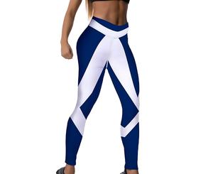 Pantalons de yoga pour femmes, taille haute, sans couture, respirants, leggings push-up, taille élastique, fitness, gym, sport, course à pied, entraînement, longueur cheville - Product Image 1