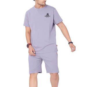 Conjunto Deportivo para Hombre OEM, Camiseta y Pantalones Cortos, Material que Absorbe la Humedad, Conjunto de Pantalones Cortos para Ropa Deportiva - Product Image 1