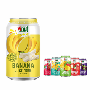 VINUT 330ml Banana Fruit Juice Drink OEM ODM Private Label <b>Beverage</b> Supplier - Product Image 1