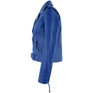 High Quality ODM OEM Customized <b>Men's</b> 100% Polyester Biker <b>Jacket</b> Slim Fit Brando Moto Style Anti-Bacterial Breathable - Product Image 5