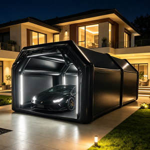 Abri <span class=keywords><strong>de</strong></span> garage gonflable hermétique pour voiture, <span class=keywords><strong>cabine</strong></span> <span class=keywords><strong>de</strong></span> <span class=keywords><strong>peinture</strong></span> automobile anti-poussière pour supercar, SUV, berline, stockage, réparation et retouche <span class=keywords><strong>de</strong></span> véhicules - Product Image 1