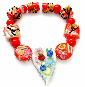 Mercado de Cuentas: Última Moda en Diseño, Cuentas de Cristal y Vidrio para Joyería, Cuentas Sueltas, Accesorios de Forma Irregular, Mezcla de Colores - Product Image 1