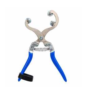 Pince de réglage de précision en acier inoxydable avec poignée en PVC pour la fabrication de bijoux, 5 pouces, ZetomedPro - Product Image 1