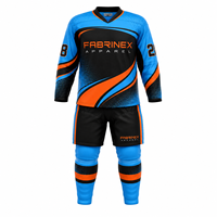 Uniforme de hockey sur glace personnalisé de haute qualité, nouveau style, différents designs, broderie personnalisée / Fabricants professionnels d'uniformes de hockey sur glace