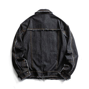 เสื้อแจ็คเก็ตยีนส์ผู้ชายแบบคาร์โก้ หลายกระเป๋า เสื้อแจ็คเก็ตยีนส์สำหรับงานกลางแจ้ง ทนทาน เสื้อโค้ทยีนส์ - Product Image 5