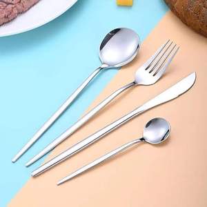 Juego de Cubiertos Clásicos de Acero Inoxidable de Grado Alimenticio, Acabado Espejo, Aptos para Lavavajillas, Sostenibles, Marca PHC, para Camping y Cocina - Product Image 6