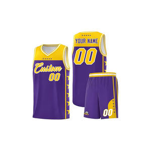 Uniforme de Baloncesto Personalizado, Ropa Deportiva con Nombre de Jugador/Equipo Impreso, Sin Mangas, Secado Rápido, 100% Poliéster - Product Image 1