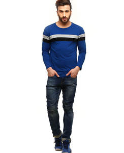 T-shirts en coton et polyester à manches longues, vierges, personnalisables avec logo, pour hommes, coupe oversize, imprimés, unisexes, en gros - Product Image 2