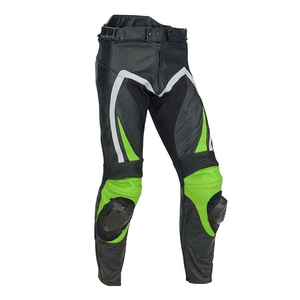 Genuine <b>Sheepskin</b> Leather Made Outdoor Racing Riding Sportswear Auto Racing <b>Jackets</b> & Pants Sets In Low MOQ - Product Image 5