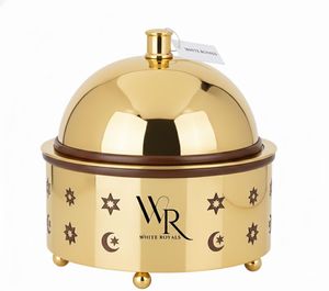 Olla Moderna de Acero Inoxidable Personalizable con Revestimiento de Esmalte Ecológico para Hotpot Árabe, Bodas y Fiestas, Apta para Gas e Inducción - Product Image 4