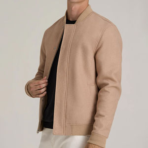 Chaqueta universitaria de béisbol de primera calidad, estilo bomber de invierno, 100% algodón, con logotipo personalizado. - Product Image 5