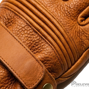 Wholesale Vintage Genuine Leather Riding Gloves, Premium Cowhide Biker Gloves Custom Logo, Motorcycle <b>Padded</b> Knuckle Gloves - Product Image 4