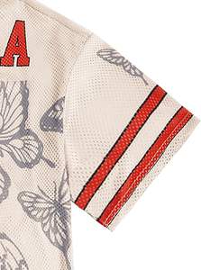 Camiseta deportiva de malla con diseño personalizado al por mayor para baloncesto, fútbol, entrenamiento en el gimnasio o ropa de calle a la moda - Product Image 3