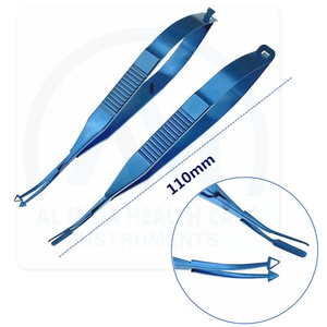 AL MIDA AMHC-R-401 Pince à Nucleus Ophthalmique 110mm Manuelle en Titane Réutilisable Autoclavable Instrument Chirurgical CE - Product Image 2