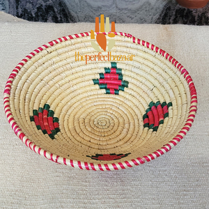 Panier ouvert en herbe de Moonj naturelle, léger, multi-usages, écologique, durable, mini format, multi-usages - Product Image 3