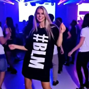 T-shirt en toile de coton à manches courtes et col rond pour femme, avec motif Black Lives Matter (BLM), poches intégrées, respirant, idéal pour l'été - Product Image 4