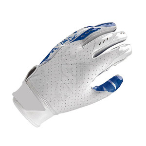 American Football Gloves Leather Full Finger Durable Training Gloves Strong Grip Non-Slip <b>Hook</b> Loop Closure for Match Practice - Product Image 6