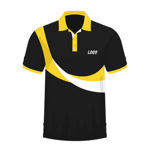 เสื้อโปโลผู้ชายผ้าโพลีเอสเตอร์ผสมสแปนเด็กซ์พิมพ์ลายตามสั่ง พร้อมเนื้อผ้าระบายอากาศคุณภาพพรีเมียมเพื่อความสบายสูงสุด แห้งเร็ว เหมาะสำหรับเล่นกอล์ฟ - Product Image 4
