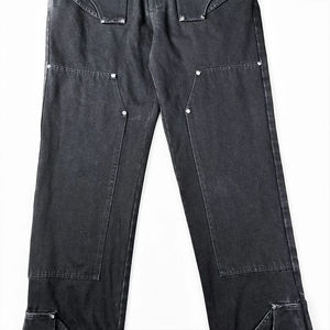 กางเกงยีนส์ทรงหลวมสั่งตัดพิเศษ ทรงตรง ผ้าหนา สำหรับฤดูหนาว แห้งเร็ว กำลังฮิต คุณภาพดีเยี่ยม กางเกงยีนส์เดนิมฟอก - Product Image 4