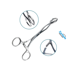 Pinzas de Sujeción de Lengua Collin de Acero Inoxidable de Alta Calidad, 16 cm, Fabricante y Exportador de Instrumentos Quirúrgicos - Product Image 6