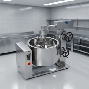 Olla de vapor con inducción y revestimiento giratorio Amicook 380V/440V, modelo fácil de usar, profesional, para cocción a vapor en grandes cantidades. - Product Image 2