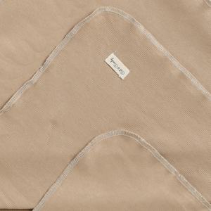 Couverture pour bébé de couleur latte en bambou biologique de qualité supérieure - Product Image 3