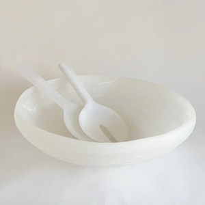 Bol à salade en résine écologique de haute qualité au design classique pour les fêtes, personnalisable, en stock pour la cuisine et la table - Product Image 2