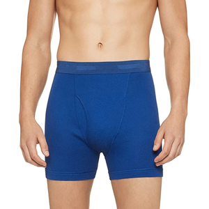 Caleçons Boxers Sans Couture en Spandex Taille Moyenne pour Hommes Adultes, Sous-vêtements Respirants Tricotés à Séchage Rapide, Imprimés Numériquement, Logo Personnalisé à la Taille, Couleur Unie - Product Image 4