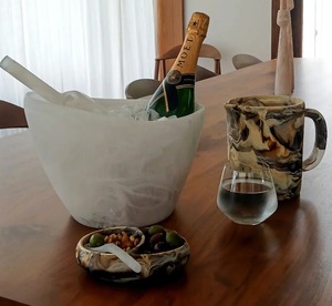 Cubo de hielo de resina de lujo hecho a mano, contenedor enfriador de vino, champán y cerveza para el hogar, bar, cocina, hotel, restaurante, fiesta - Product Image 2