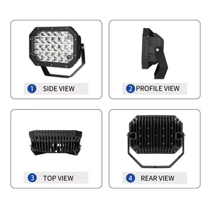LIUHJG Phares avant LED personnalisés OEM pour UTV 4x4, étanches IP67, 24 LED, pour voitures, camions et motos - Product Image 3