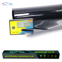 Film teinté pour vitres de voiture à haute isolation thermique, anti-UV, anti-rayures, verre solaire teinté