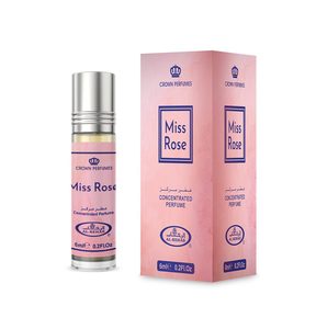 Al Rehab Miss Rose 6ML Roll-On Eau de Toilette Parfum Frais Format Voyage pour Hommes et Femmes - Product Image 1