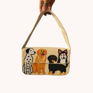Sac de rangement pour perles à motif tomate, pochette de soirée brodée, sac à bandoulière pour femme, sac à main perlé, sacoche bohème - Product Image 6