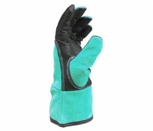Gants de sécurité en cuir de vachette pleine fleur pour soudage TIG, résistants à la chaleur, aux étincelles et au feu, pour usage industriel sûr - Product Image 2