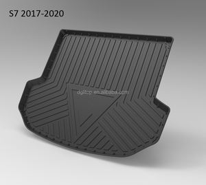 Accessoires de voiture Tapis de voiture TPE Tapis de sol pour 2014 2017 2018 2020 JAC Refine <span class=keywords><strong>S3</strong></span> S5 S7 Tapis de coffre de voiture Cargo Cover - Product Image 4