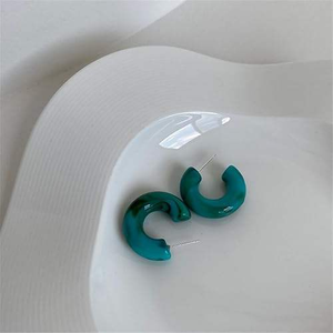 Pendientes de Resina Vintage para Mujer, Diseño de Resina con Estilos Modernos, Accesorio de Moda - Product Image 4