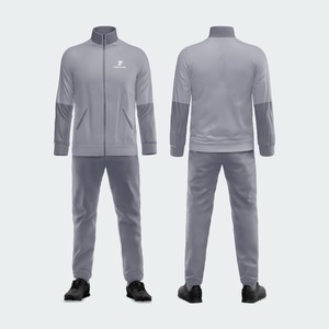 Mens tracksuit set Classic Striped jogger sweat outfit outdoor activewear | Full zip stand collar jacket and <b>pants</b> - Product Image 1